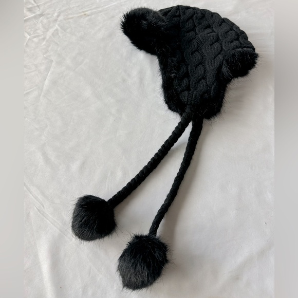 JJill Fargo Hat Black Color OS - Picture 4 of 7